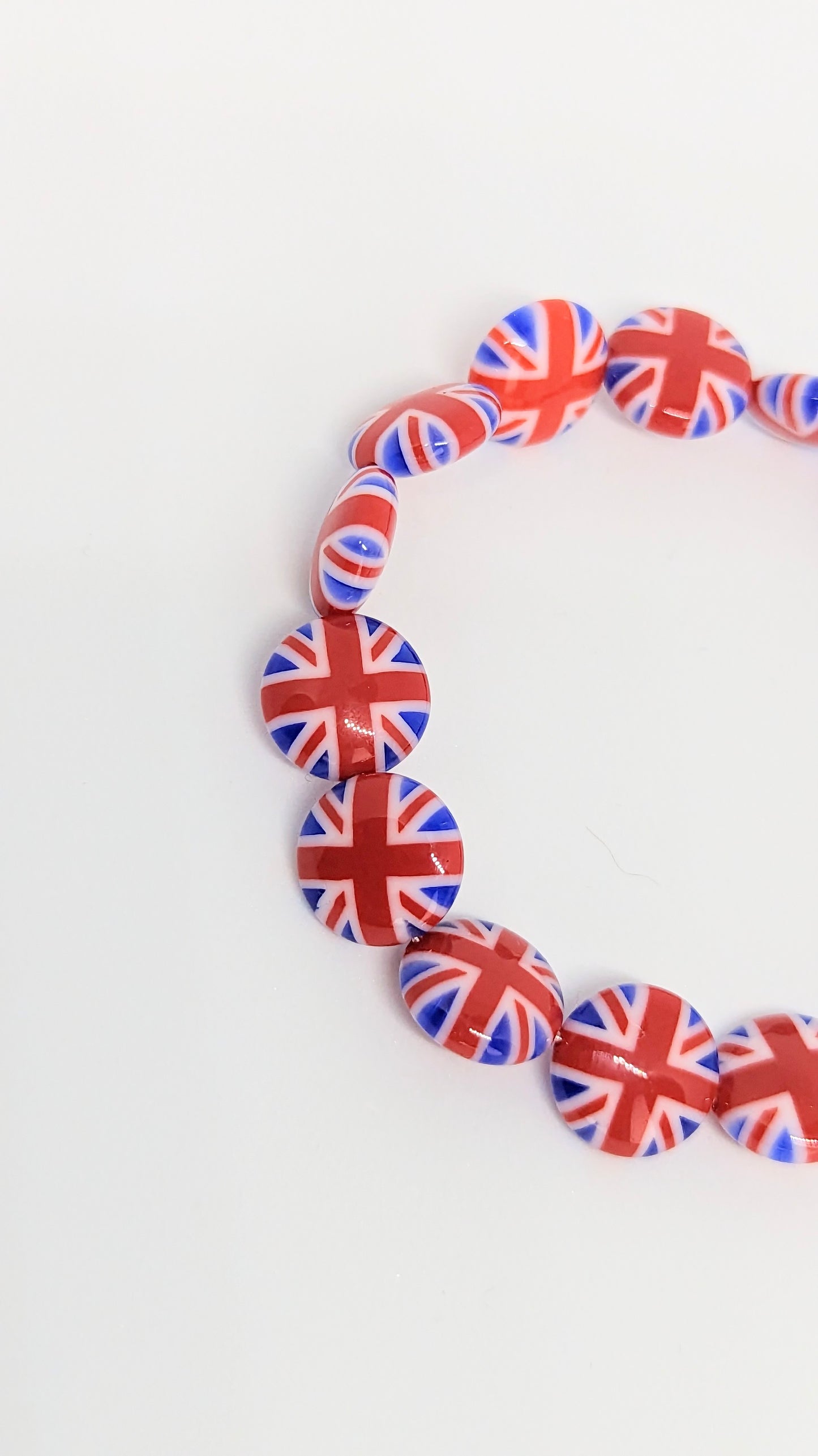 King's Coronation, Union Jack, Flag bracelet, British Flag, Patriotic jewellery, United Kingdom