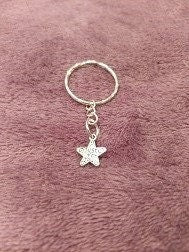 Silver plated keyrings/stocking fillers/stocking stuffer/moon keyrings/gifts for her/gifts for him/silver plated horse/horse keyring