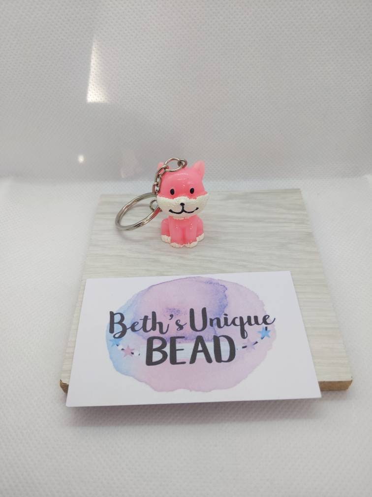 cat keyrings/cats/pink cat/grey cat/3d keyrings/3d cats/cat keyring/gifts for her/gifts for him/animal gifts/gifts for cat lovers