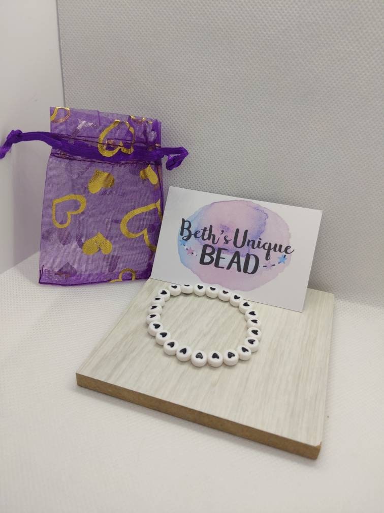 valentine's gift, gift for her, heart bracelet, gift for girlfriend, expandable bracelet, love token, token of love