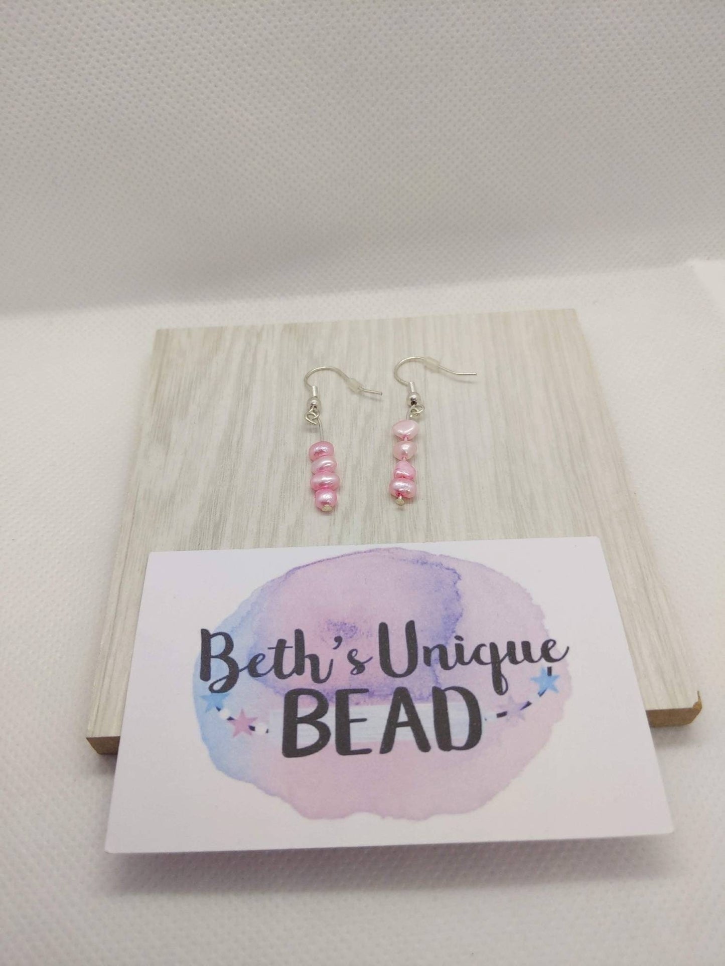 Freshwater pearl set, pink pearl earrings, bridal party, bridal jewellery, Bridesmaid gift, girly bracelet